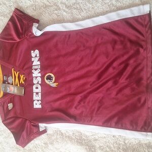 Red and Yellow Athletic Jersey Top Size M